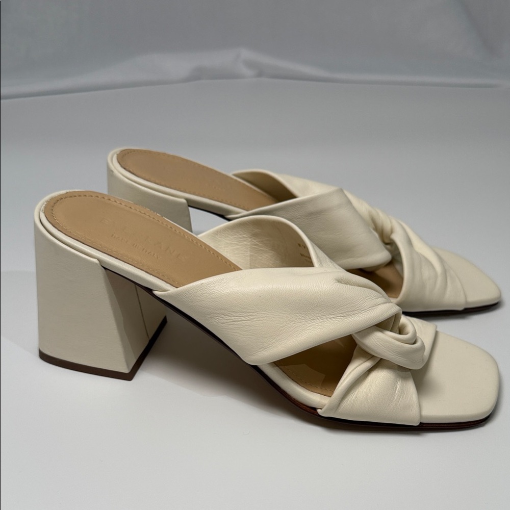 Everlane The Day Twist Heel 8.5 Leather NWOT